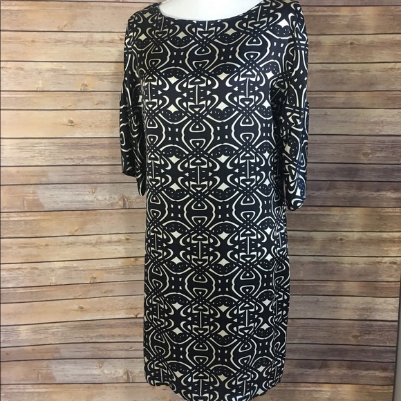 Laundry by Design Black and Cream Silk Dress - NWT - Picture 5 of 10